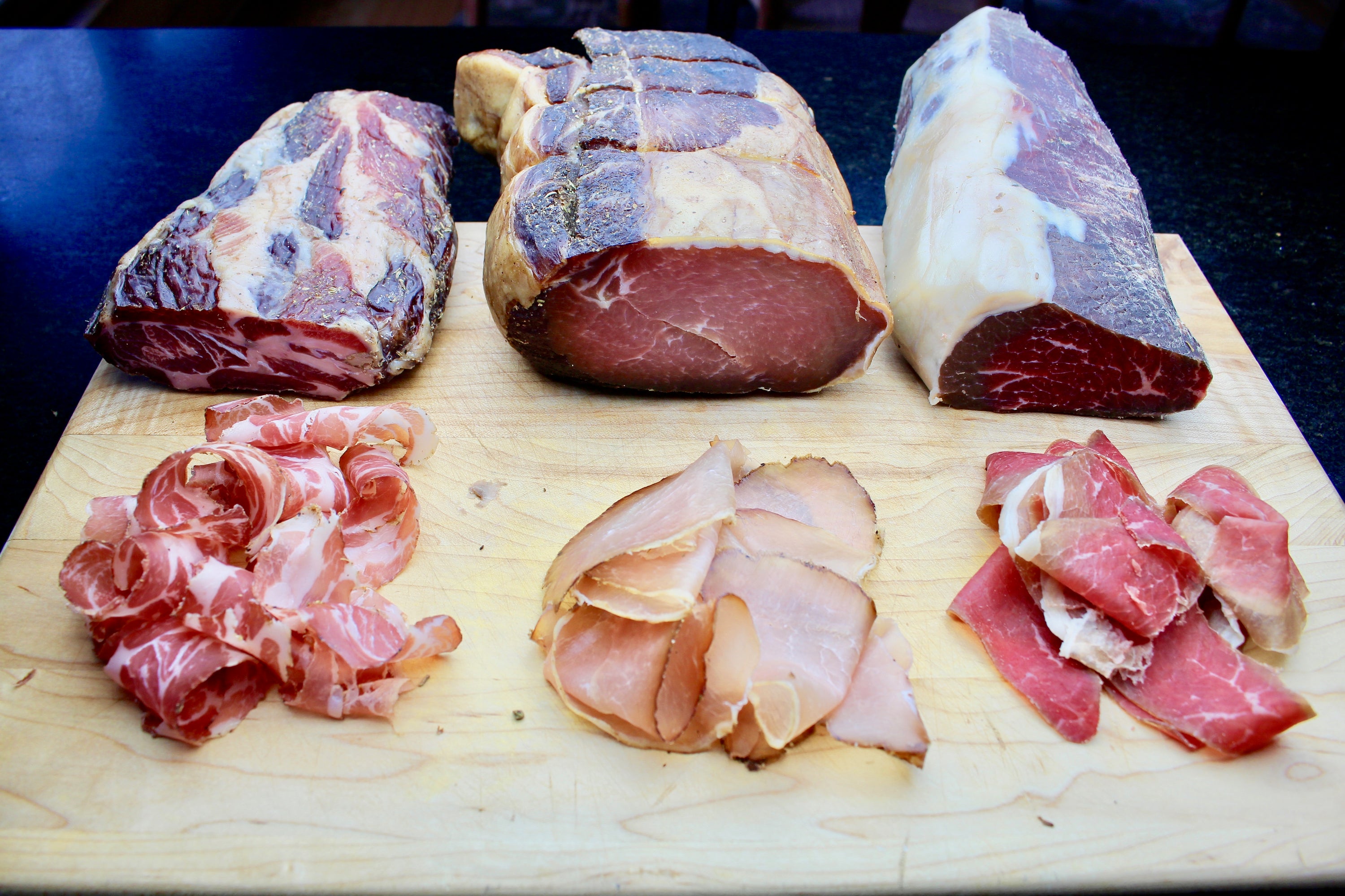 UMAi Dry charcuterie bresaola lonzino capicola