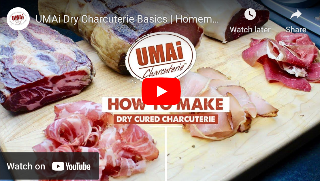 Load video: UMAi Dry Charcuterie Basics | Homemade Charcuterie
