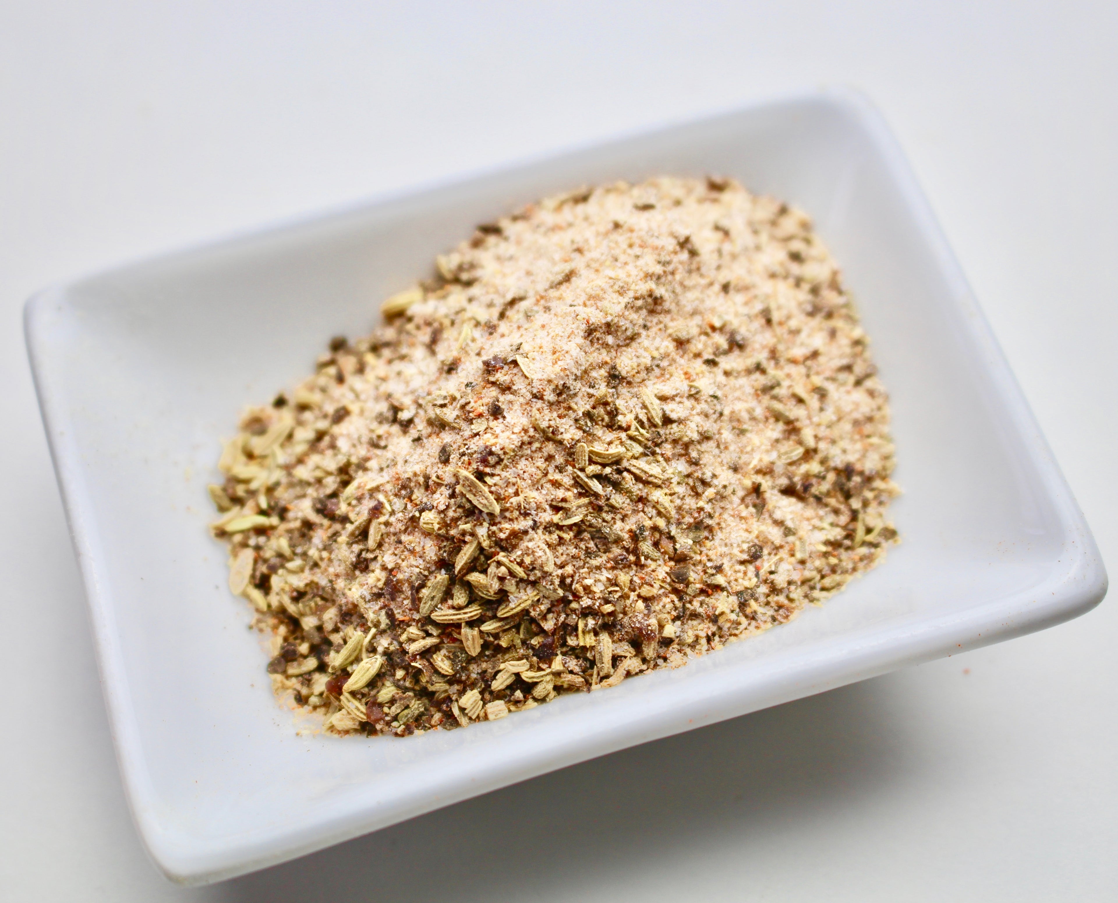 Umai Dry Finocchiona spice blend detail