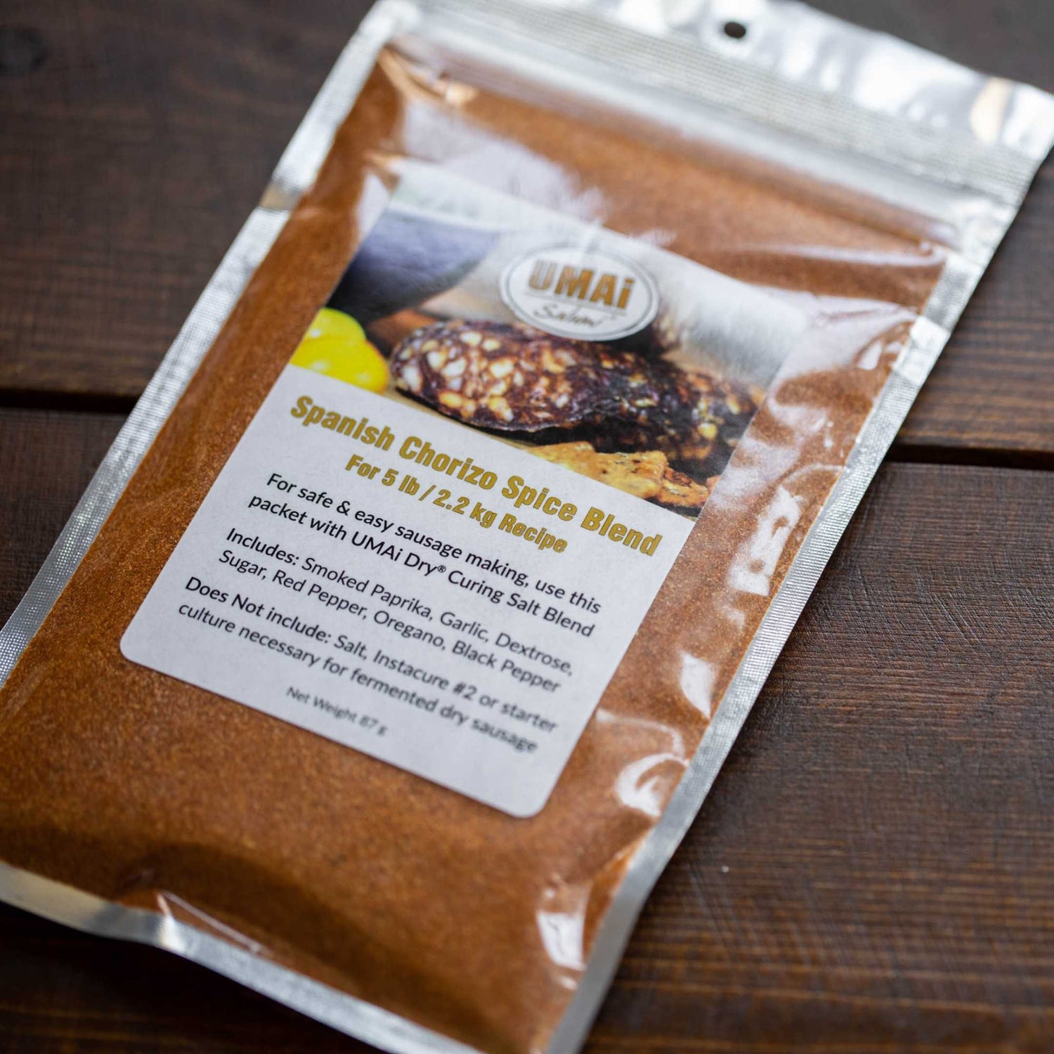 UMAi Dry Spanish Chorizo Dry Sausage Spice Blend packet