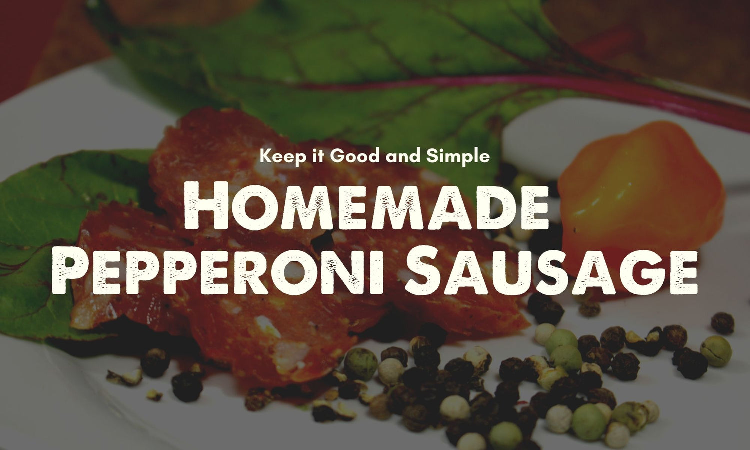 Homemade Pepperoni Recipe
