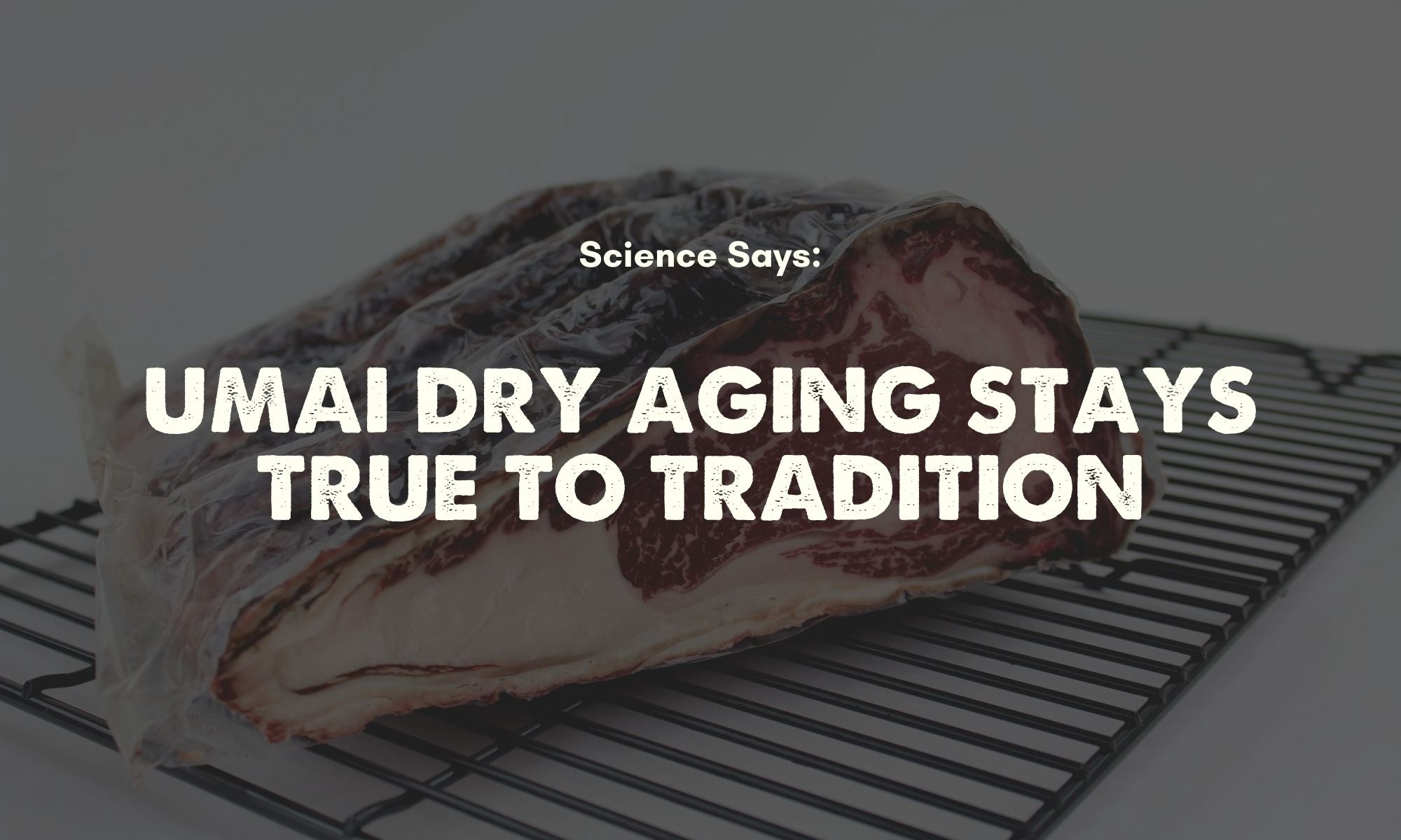 Science Says: UMAI Dry Aging Stays True to Tradition