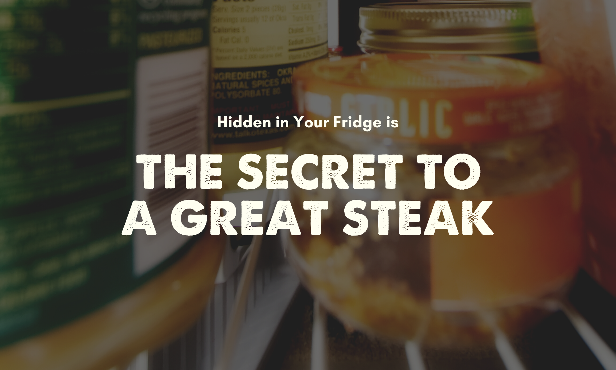 the secret to a great steak