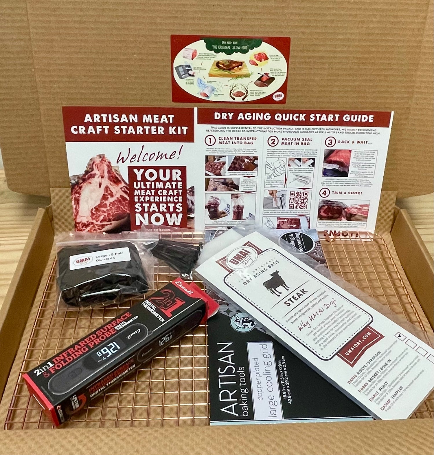 Grill Master Gift Set w/2-in-1 Infrared Digital Thermometer