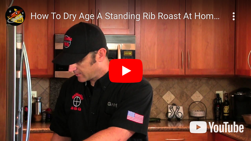 Load video: How To Dry Age A Standing Rib Roast At Home! (35 Days)