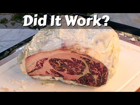 Load video: 200 Day Dry Aged Ribeye with Shocking Results! | Chef Lennox Hastie | Ballistic BBQ