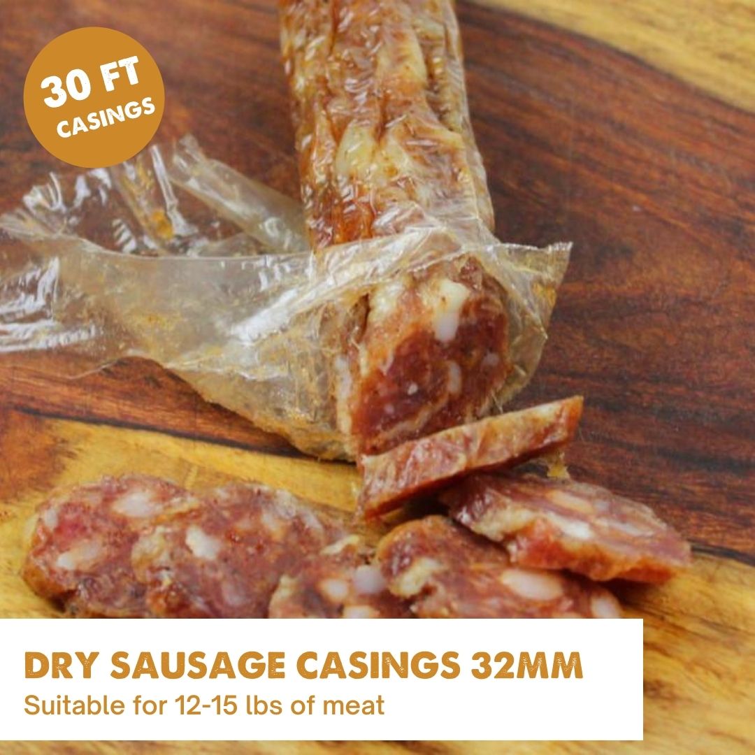 UMAi Dry 32mm dry aging bag dry sausage casings