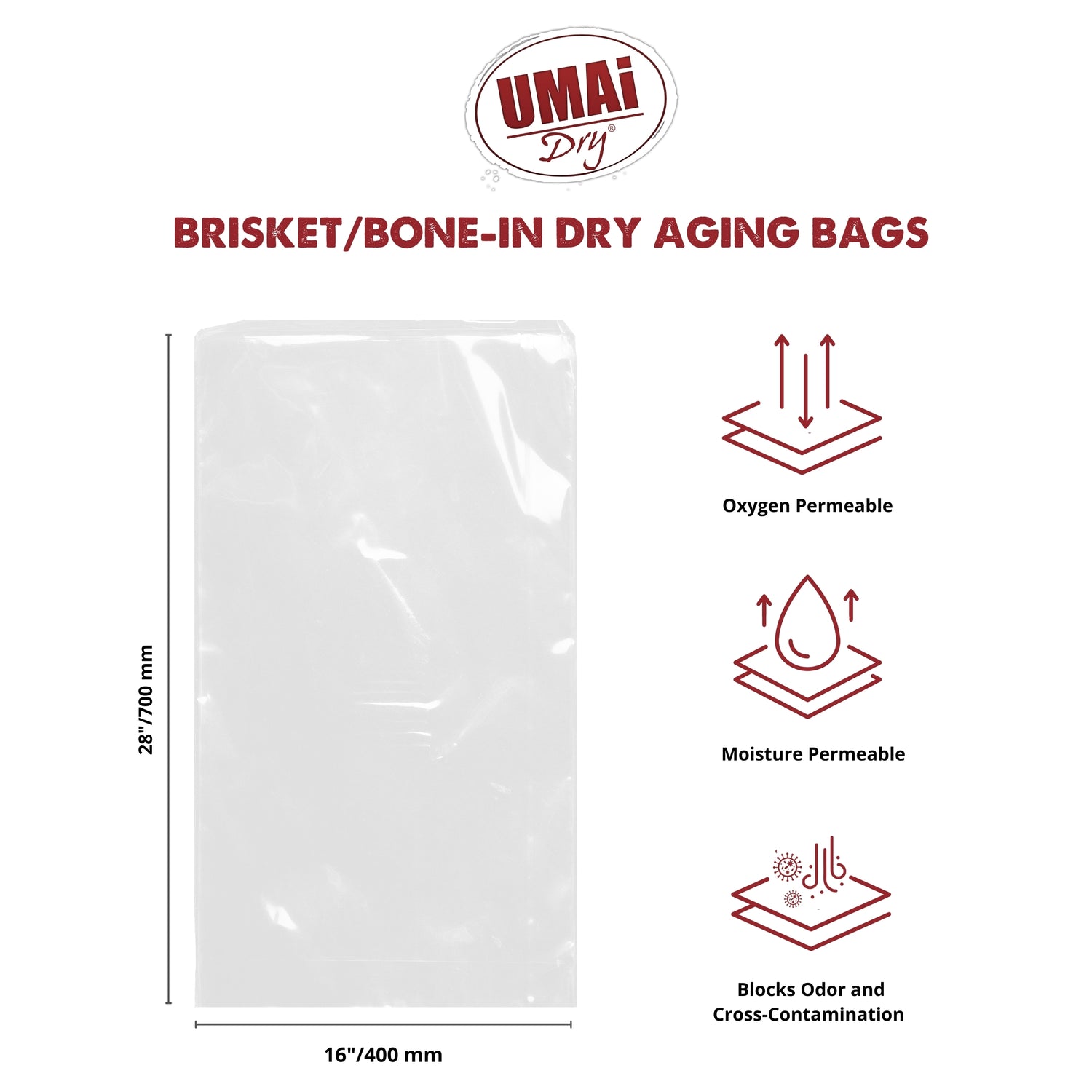 UMAI Dry Aging Brisket/Bone-in Bags - UMAi Dry