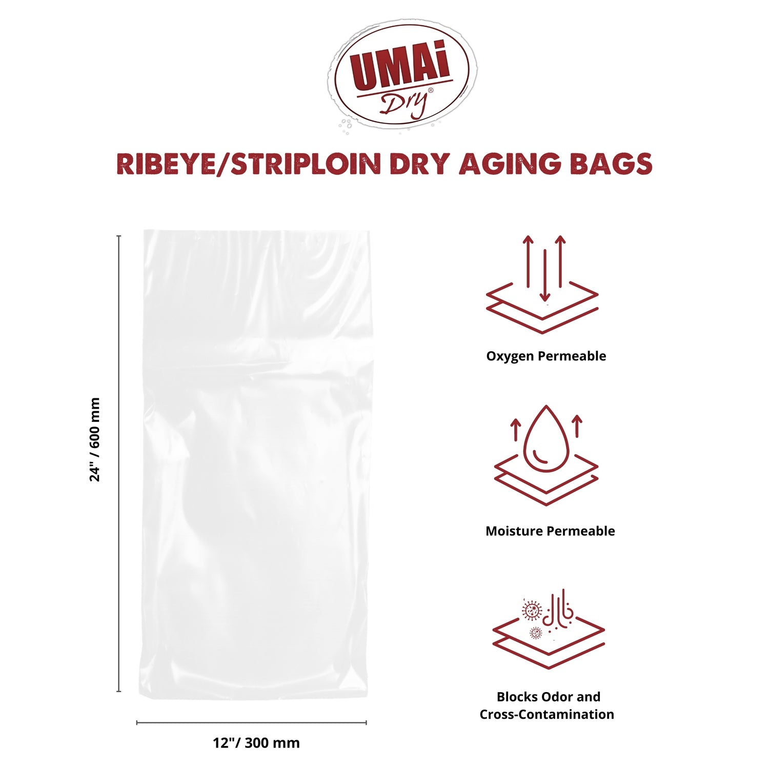 UMAI Dry Aging Ribeye/Striploin Bags  - UMAi Dry