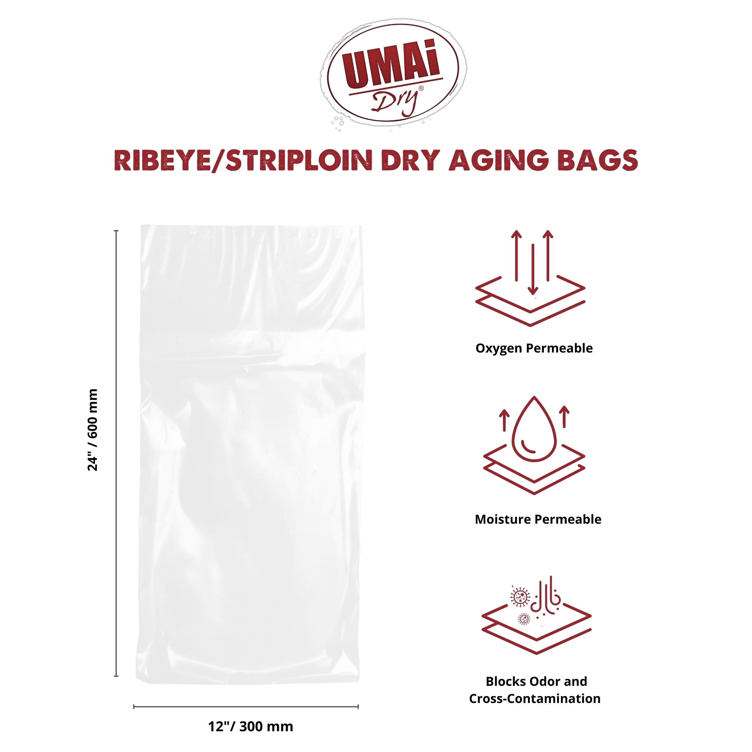 UMAI Dry Aging Ribeye/Striploin Bags - UMAi Dry
