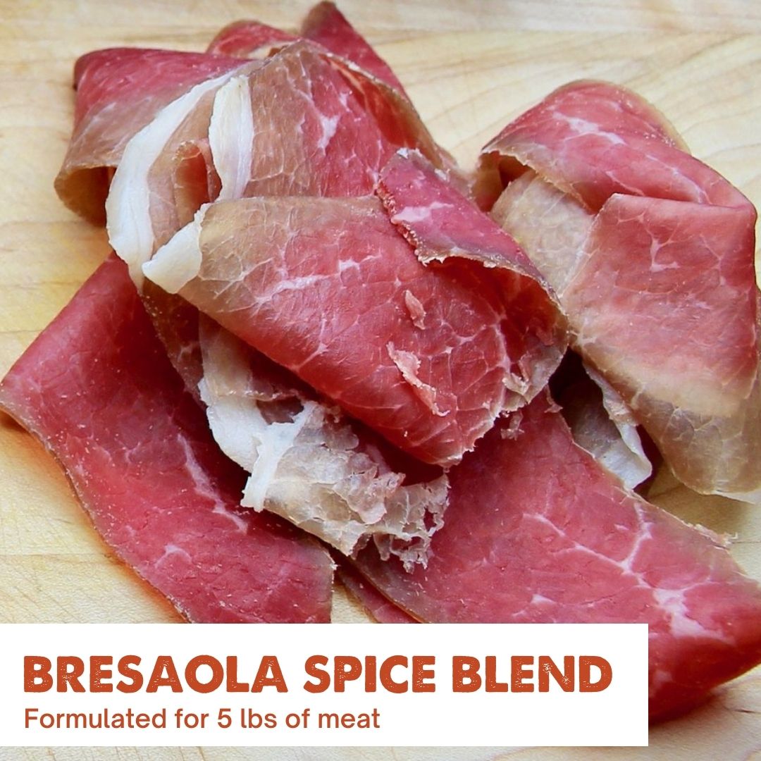 Charcuterie made with beef: Umai Dry Bresaola spice blend w/o logo