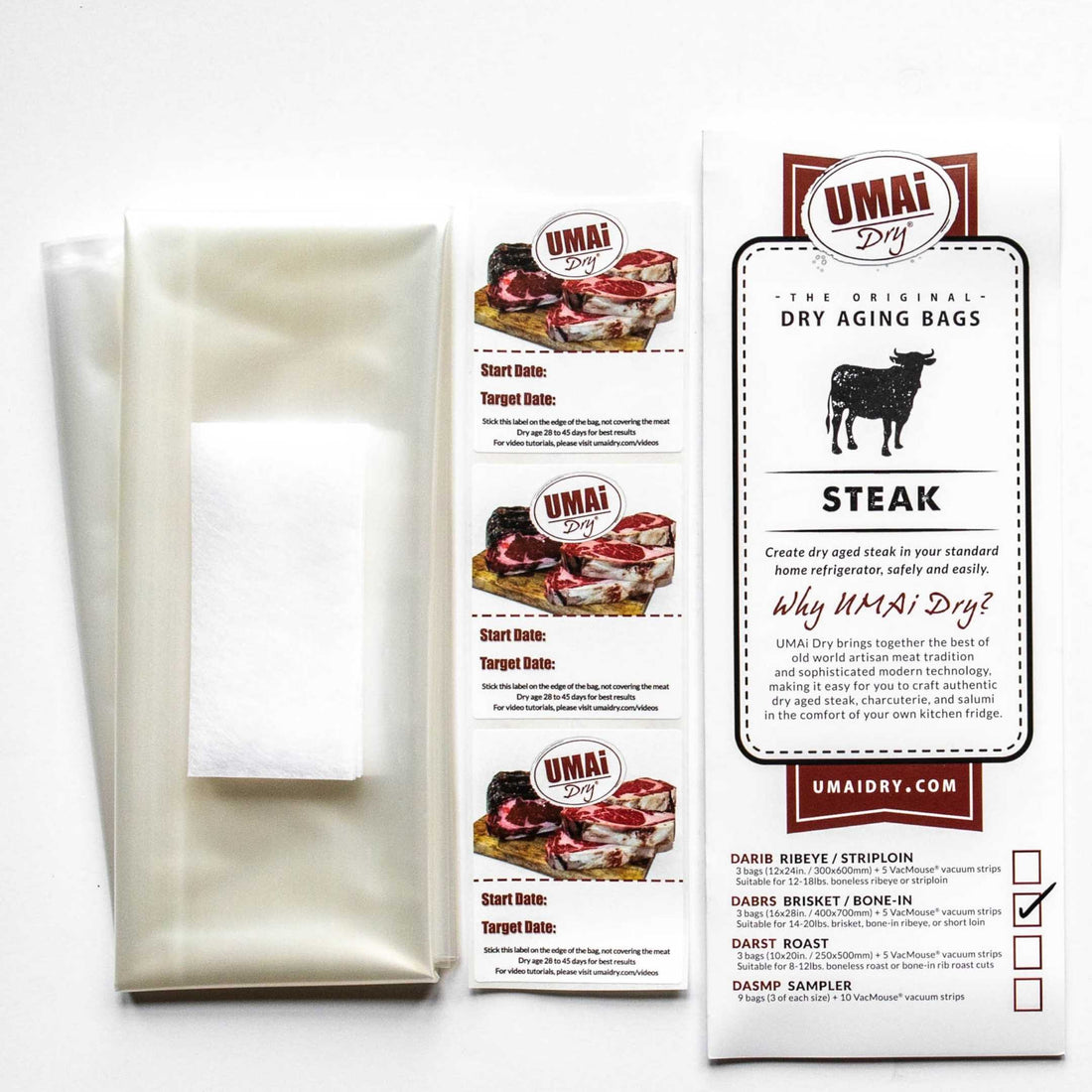 UMAI Dry Aging Brisket or Bone-in Bags - UMAi Dry detail