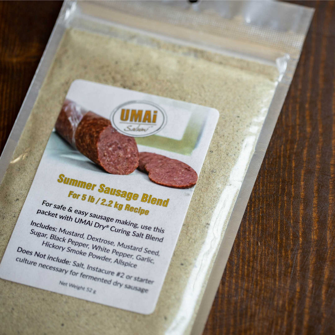 UMAi Dry Summer Sausage Salumi Spice Blend packet