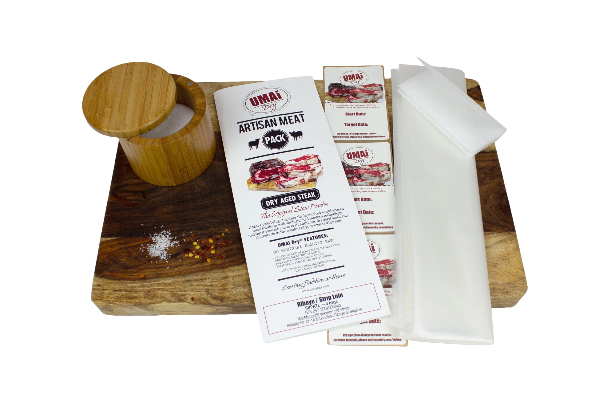 UMAi Dry® Dry Aging Bags Ribeye/Striploin (Giftable)