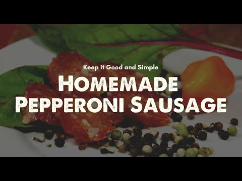 making pepperoni sausage at home with UMAi Dry