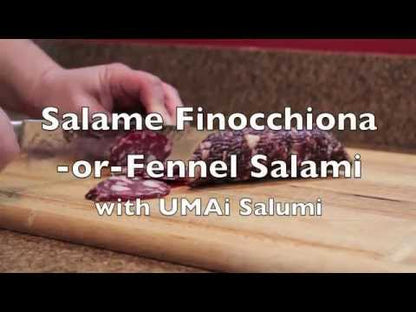 how to make homemade salami finocchiona with UMAi Dry