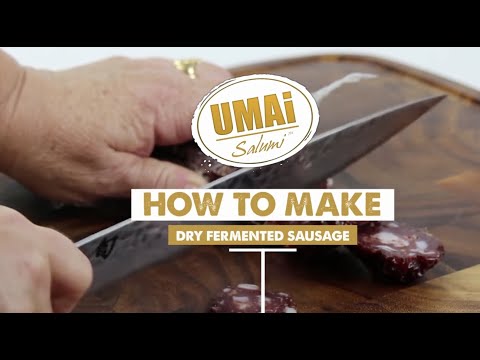 how to make homemade dry fermented sausage with UMAi Dry